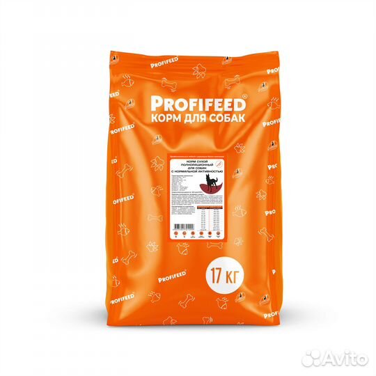 Профессиональный корм для кошек и собак Profifeed
