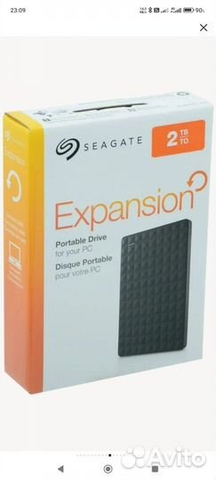 Внешний HDD Seagate Expansion Portable 2Tb