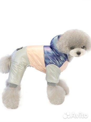 Зимний комбинезон для маленькой собаки