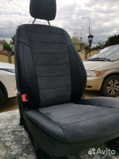 Установка авто чехлов