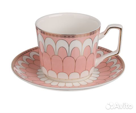 Набор чайный 12 пр., 260мл, 15см,Ренессанс, костян