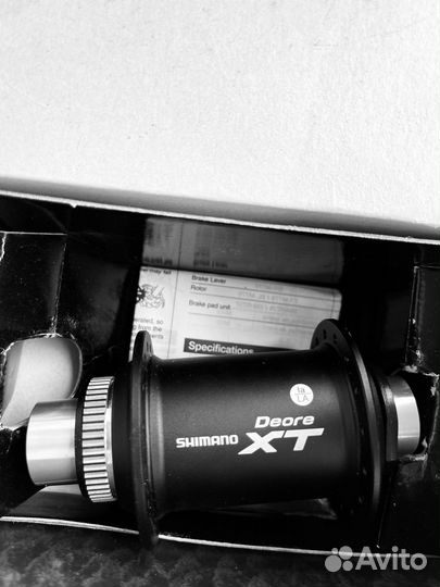 Втулка передняя Shimano xt