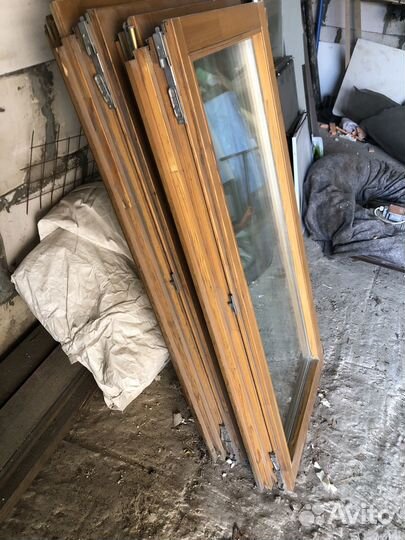 Деревянный стеклопакет бу