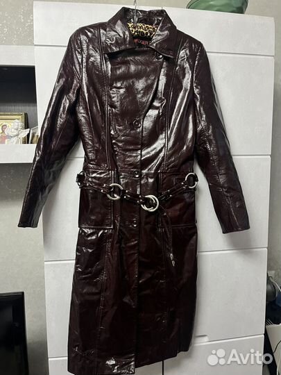 Кожаный плащ женский натуральная кожа