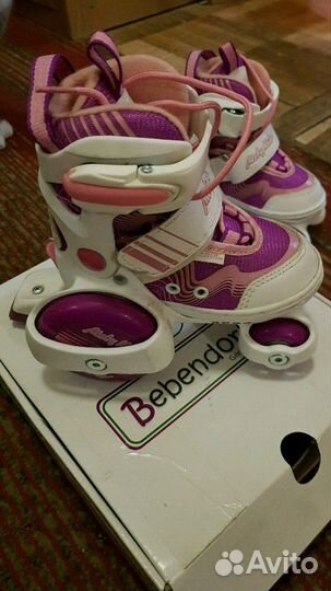 Раздвижные роликовве коньки 26-29р