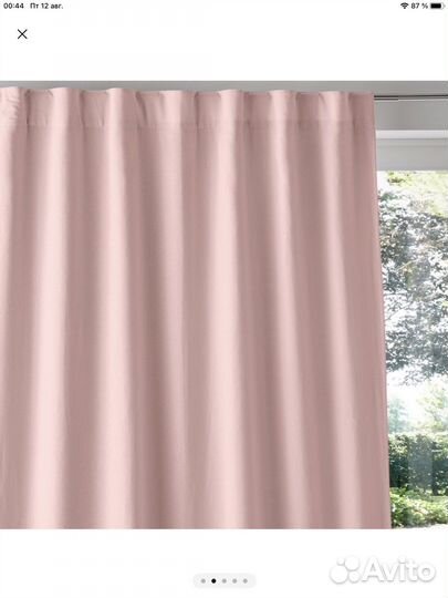 Шторы затемняющие из льна и вискозы