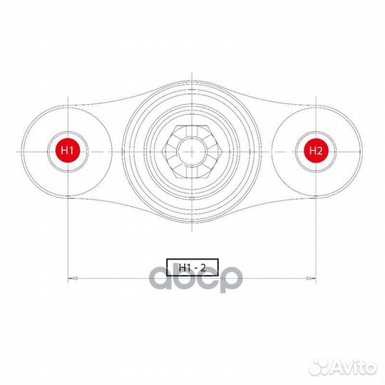 CB0417 опора шаровая нижняя Toyota TownAce CR