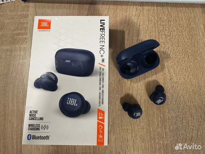Наушники с классным звуком TWS JBL Live Free NC +