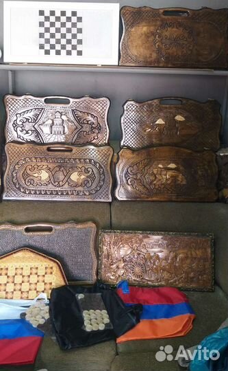 Нарды шахматы ручной работы