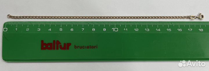 Золотой браслет 585пр 18см 1,6гр