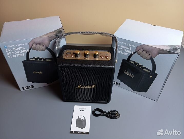 Беспроводная колонка marshall M12 (новая)
