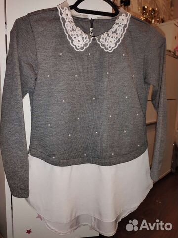 Блузка на девочку 10-11лет