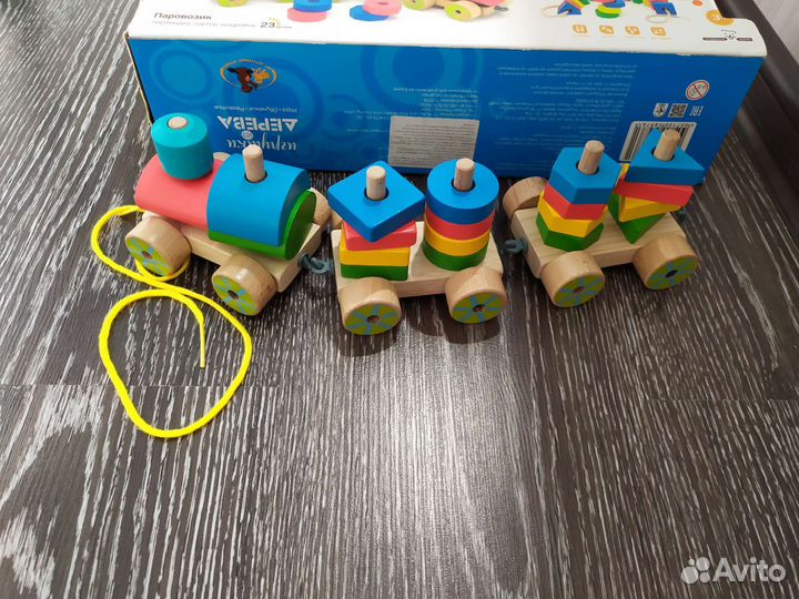Развивающие игрушки из дерева
