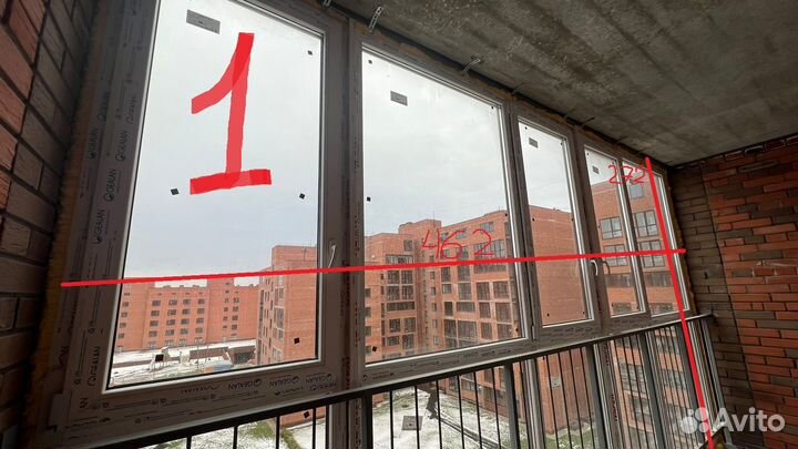 Окна пластиковые б/у новое