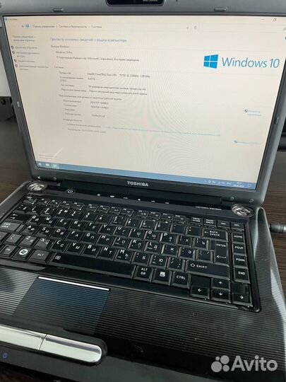 Ноутбук toshiba satellite a300