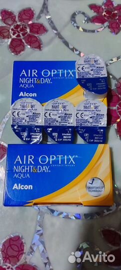 Линзы AIR optic night&DAY aqua