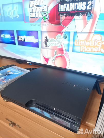 Sony PlayStation 3 slim 500Gb прошитая