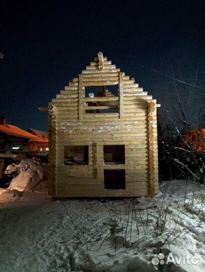 Сруб дом баня