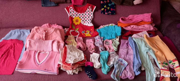 Пакет вещей на девочку от 1 до 3