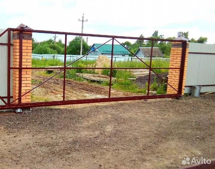 Каркас откатных ворот