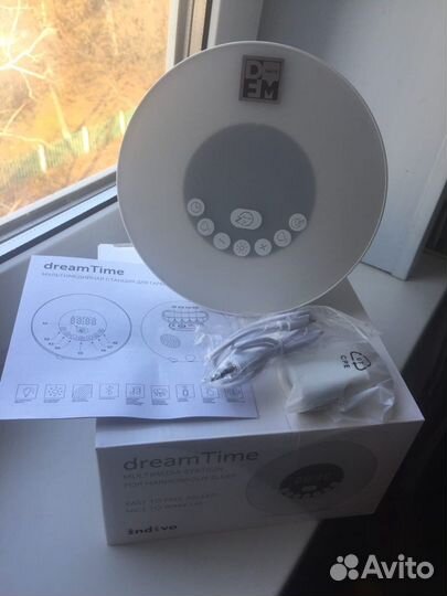 Будильник-лампа-колонка