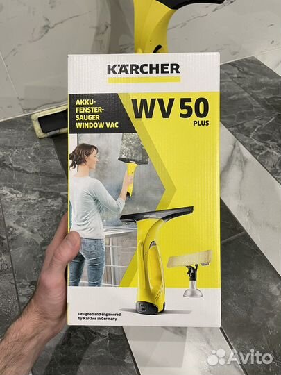 Аккумуляторный стеклоочиститель Karcher WV50 plus