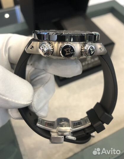 Edox CO-1 Chrono Titanium Blue Dial 45MM
