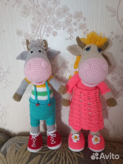 Вязаные игрушки в наличии и на заказ