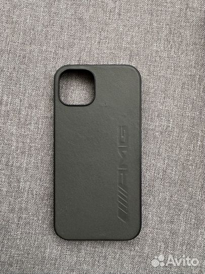 Чехол AMG для iPhone 13 Genuine leather