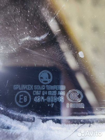 Форточка задняя правая Skoda Octavia tour a4