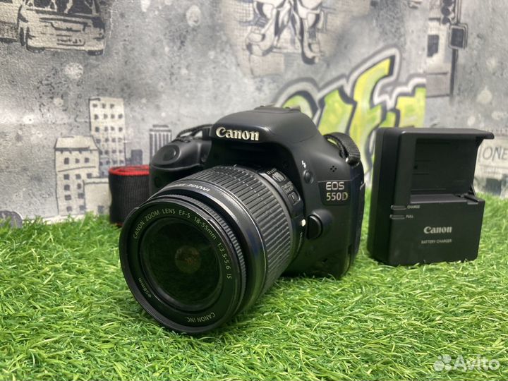 Canon 550D Kit 18-55mm 3.5-5.6 IS 15.000 кадров