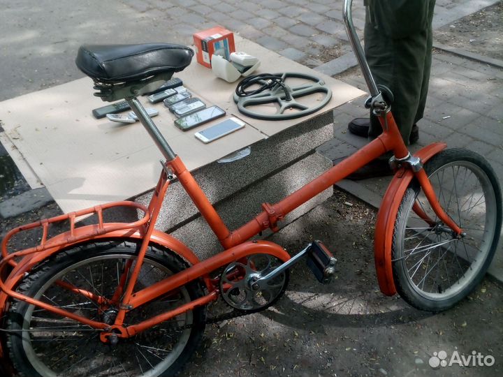 Складной советский велосипед