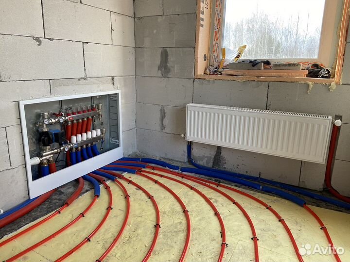 Сантехник. Монтаж отопления, теплые полы,сварка