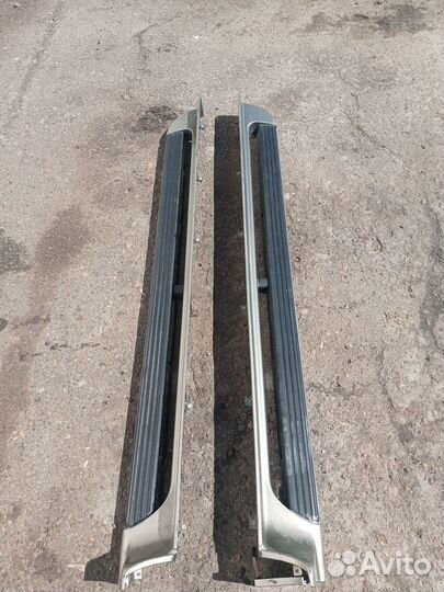 Пороги пластик Mitsubishi Pajero(Montero) Sport