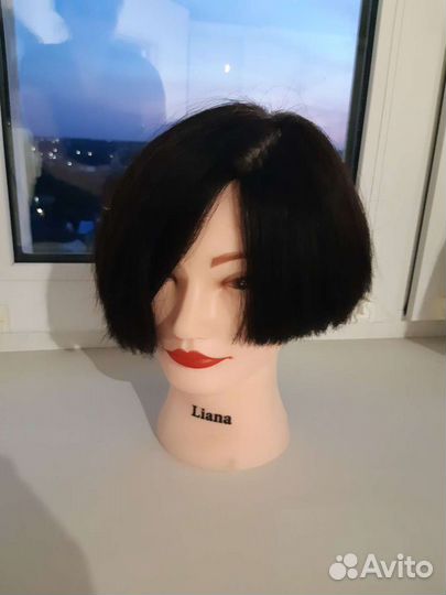 Голова манекен натуральные волосы