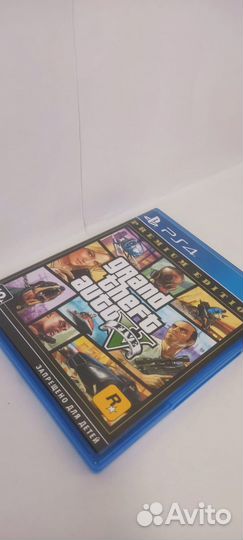 Игровой диск на ps4 Gta 5