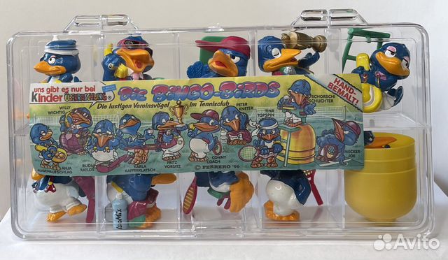 Вороны тенисные Киндер 90-х серия 1996 г