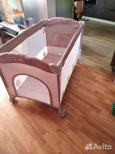Детская кроватка манеж складная