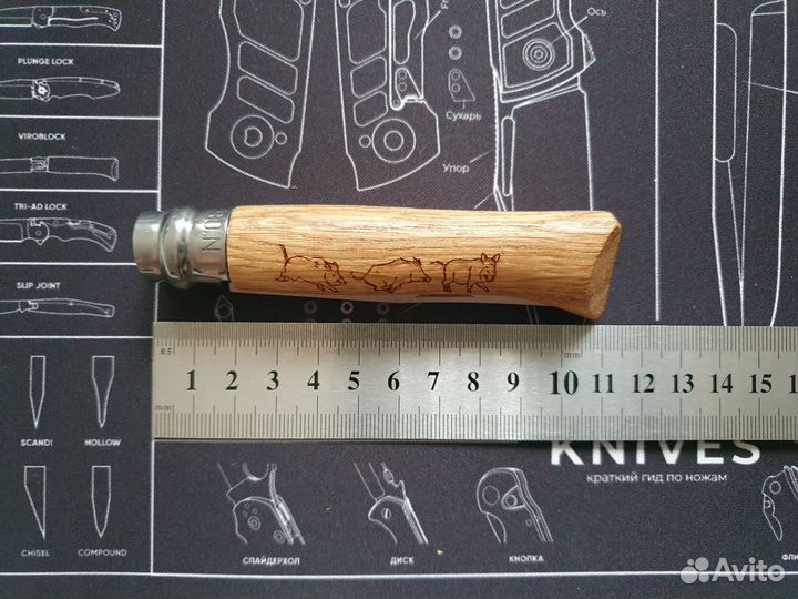 Складной нож Opinel №8 Animalia