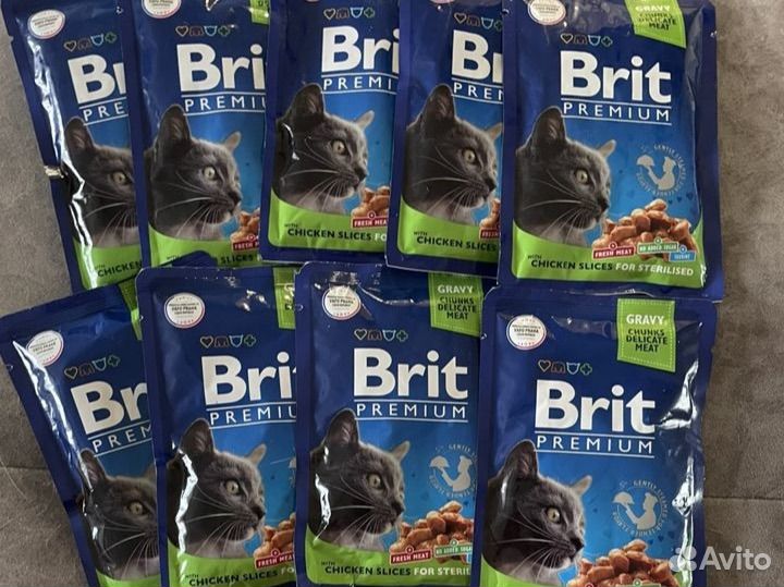 Влажный корм для кошек Brit