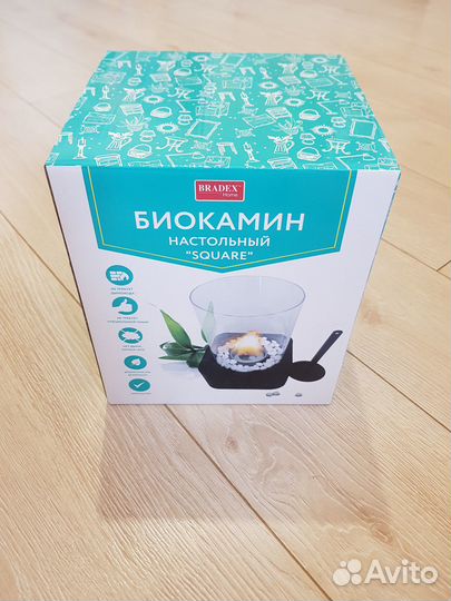 Биокамин настольный square
