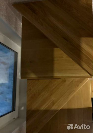 Перила деревянные с монтажем