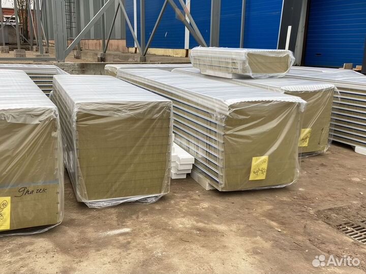 Сендвич панели ппс, минвата, пир