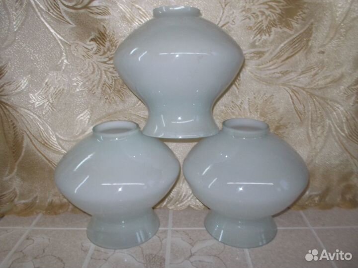 Плафоны из полуматового стекла