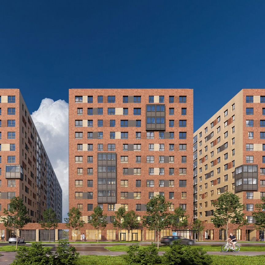 2-к. квартира, 45,5 м², 2/12 эт.