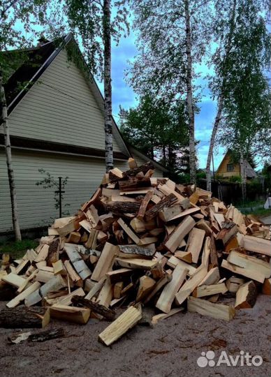 Дрова колотые