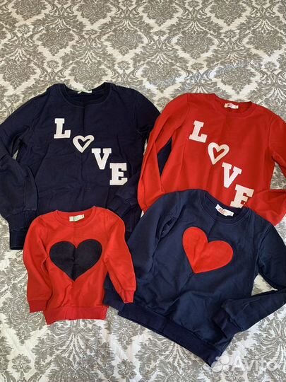 Кофта с сердечками, джемпер на фотосессию