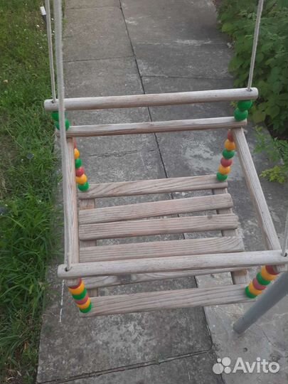 Детские качели уличные бу