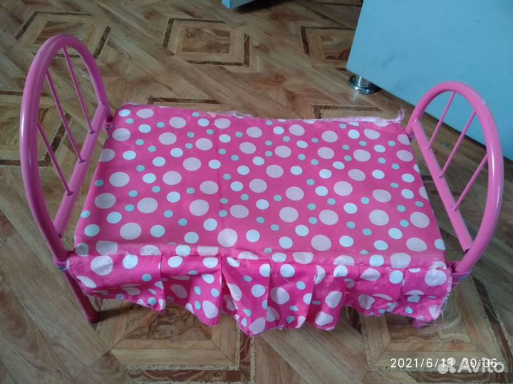 Игрушечная кроватка для кукол 40 см