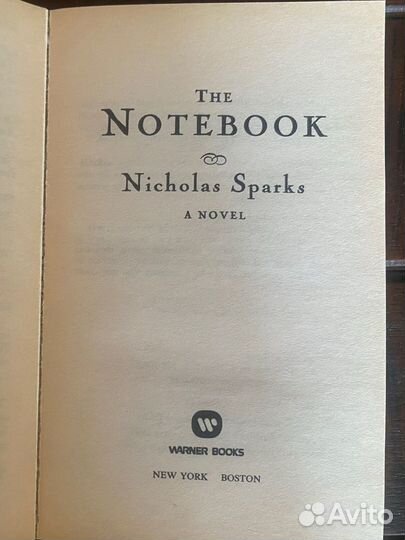 The Notebook (by Nicholas Sparks)